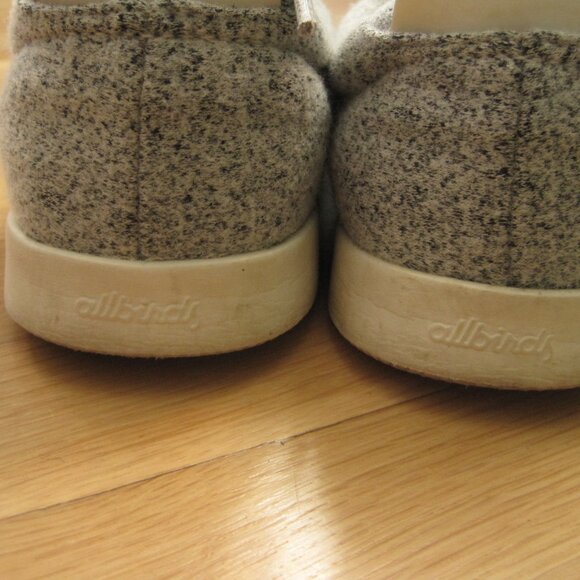 Allbirds Women’s Size 10 Wool Pipers Casual Sneakers Dapple Grey Merino Wool - Picture 6 of 8